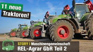 REL-Agrar GbR Teil 2: Landwirtschaft u. Landtechnik im Odenwald | Ernte + Baustelle | Fendt Traktor