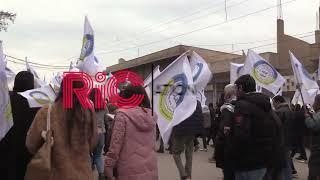 RIC People in Qamishlo protest Turkey's attacks on the 10th anniversary of DAANES, January 2024