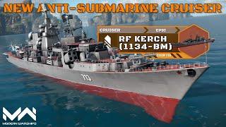 March Battlepass Free Ship RF Kerch (1134-BM) Quick View And Gameplay | Modern Warships