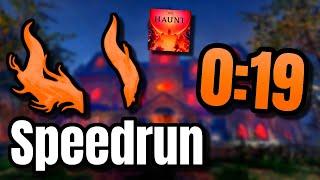 THE HAUNT SPEEDRUN | Orange Ghost Horns Any% in 19.45s