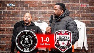 Please Rest Maswanganyi For Two Games | Orlando Pirates 1-0 Jwaneng Galaxy | Tso Vilakazi