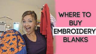 Where to buy clothes for embroidery: Where to buy embroidery blanks for your business