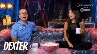 Dexter’s Kill Room S01 E06 🩸 C.S. Lee & Jamie Chung Watch ‘Dexter’ Season 4 Finale: ‘The Getaway’