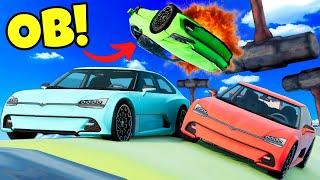 Watching My Friends Cars Get DESTROYED By Hammers in BeamNG Drive Mods!