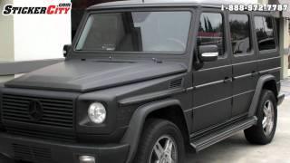 Matte Black Mercedes G Wagon by STICKERCITY.COM