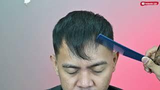 MUST SEE..!!!" Model yang cocok untuk Jidat lebar dan Rambut tipis - Barber Tutorial