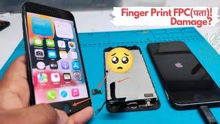 How to Repair Touch Id or Finger Print Sensor in IPhonewithout Folder Replacement !