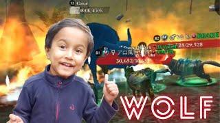 umar play wolf game | super popo game saad