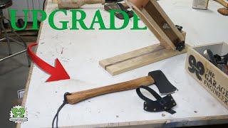 3 Upgrades to Improve the $15 Hatchet from Harbor Freight