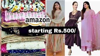 Amazon Summer kurta Kurti set Haul || starting Rs.499/only #amazonfashion #amazonhual #beautiful