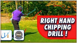 Right Hand Only Chipping Drill - John Hughes Golf