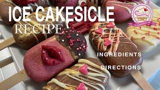 ICECAKE / CAKESICLE - cakesicle tutorial with Chariebakes