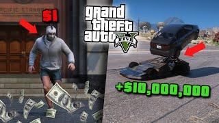 MISI EPIC PENCURIAN PAKE MOBIL GEPENG - GTA 5 MOD