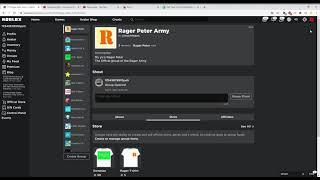 Rager Peter Army Roblox Group I make sure to join :D