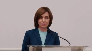 Declarație de presă susținută de Maia Sandu după anunțarea rezultatelor preliminare