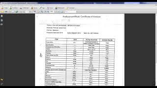 What is the different between Certificate of Analysis and Certificate of Specification?