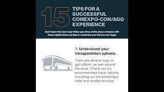 CONEXPO-CON/AGG 2023 - 15 Tips