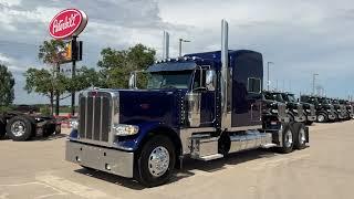 One of the last 389's!  2024 Peterbilt 389 in Diamond Blue, 605HP/2050TQ 18 speed, Loaded!