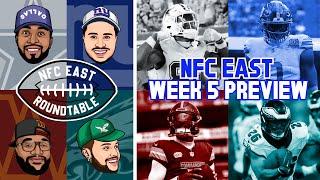 NFC East Roundtable | NFL Week 5 Preview