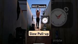 Half Minute #Slow Pull-up #workout #motivation #calisthenics #fitness #tutorial #pullup #sports