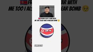 Why Doesn't Anyone Call North Korea to War #countryballs #shorts