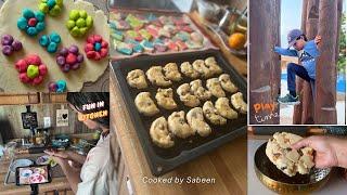 Rang Barangay mazayGot InjuredMoon Biscuits & Flower Cookies Alhamdullilah️Cooked by Sabeen