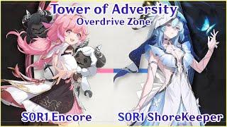 Encore x Shorekeeper Rotation Showcase | Tower of Adversity Overdrive Zone | Wuthering Waves