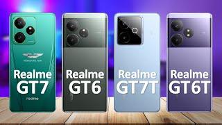 Realme GT 7 VS Realme GT 6 VS Realme GT 7T VS Realme GT 6T