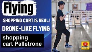 Flying shopping cart is real! Drone-like flying shopping cart Palletrone