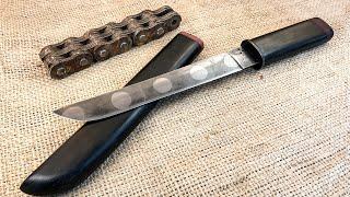 Knife Making - Damascus Modern Tanto