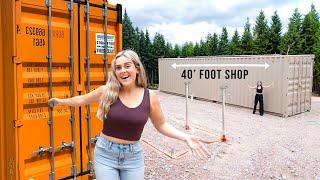 BUILDING A SHIPPING CONTAINER WORKSHOP!