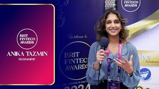 Anika Tazmin, from Ecommpay, Shares Her Experience at Brit FinTech Awards 2024