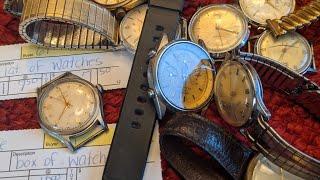 Large Vintage Watch Lot Auction Finds Anything Good?