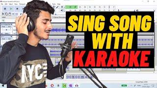 How to Sing with Karaoke in Audacity | Full Editing with Karaoke | Hindi/Urdu