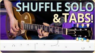 My latest SHUFFLE BLUES SOLO with TABS