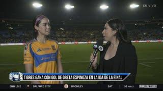  ¡HABLA LA HEROÍNA! GRETA ESPINOZA TRAS EL GOL DE LA VICTORIA. | TOTAL SPORTS.