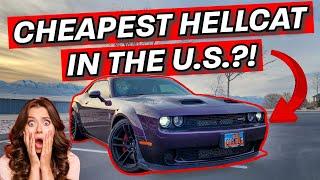 BUYING the CHEAPEST DODGE CHALLENGER HELLCAT in the UNITED STATES! WHY LEASING can be GREAT!