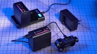 Dual NP-F Power System with 4-Way D-Tap Output | Indipro Tools