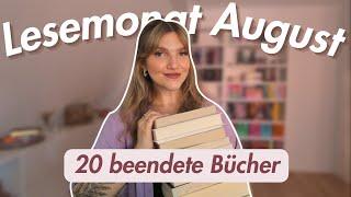 Lesemonat August  | Endlich ein guter Lesemonat mit ganz vielen Romance und Fantasy-Highlights 