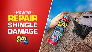 *QUICK* How to REPAIR SHINGLE DAMAGE with Flex Seal®