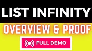 List Infinity Review & Demo - Income PROOF - List Infinity Review Demo Overview with Income Proof