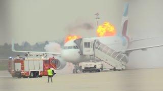 [GROSSALARM FLUGHAFEN DÜSSELDORF] - Flugunfall | Explosionen | Menschenrettung | Großübung -