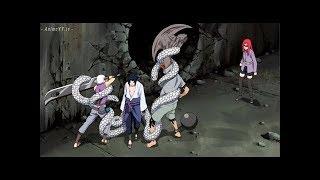 Sasuke detiene la pelea entre Suigetsu y Jugo   Sub Español