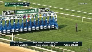 Belmont At The Big A, Ellis Park and Lone Star Park Horse Races Replays on 07 July 2024