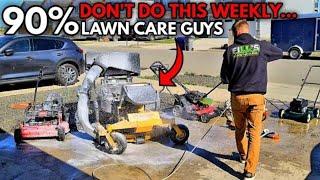 Lawn Care Equipment Maintenance [Weekly]