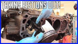 How to Build a Ford 302 Small Block - Part 2: Removing the Rotating Assembly - EASY!