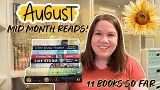 AUGUST MID MONTH WRAP UP | 11 BOOKS + CURRENT READS & REMAINING AUG TBR