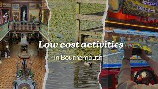 Low cost activities to do in bournemouth - student vlog