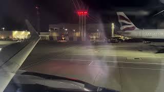 British Airways A320SL | Late Night Takeoff from London Heathrow