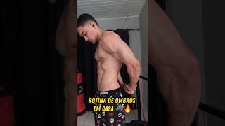 Como treinar ombro em casa 